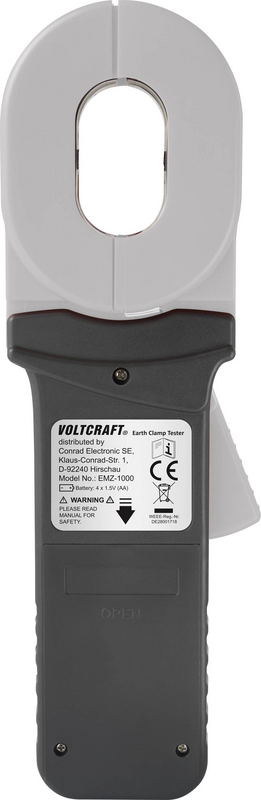 Voltcraft Emz 1000 Erdungsmessgerät 0.01   1200 ω Messgerät Widerstandsmessgerät B-Ware - 4064161168098