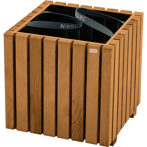 B-Ware Siena Garden Oskar Pflanzkasten Blumenkasten Kiefernholz Vlies Braun U76257 40cm