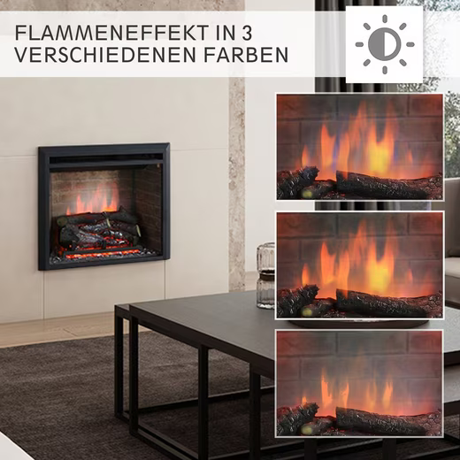 Balderia Elektrokamin Einbaukamin Heizung 2000 W Calida Kaminfeuer Elektro Kamin  B-Ware - 3448003901