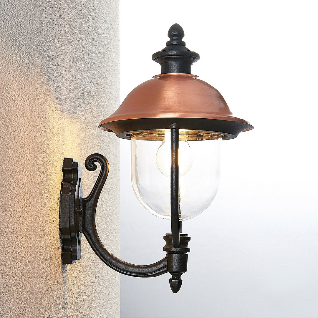 Lindby Clint Außenwandleuchte Gartenleuchte Terrassenlicht Deko Außenleuchte 61 B-Ware