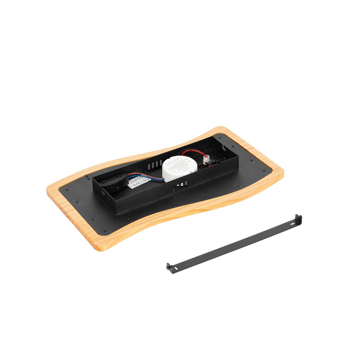 Lucande LED-Deckenleuchte Joren 46 cm lang Holz 3.000 K Deckenlampe Lampe S182