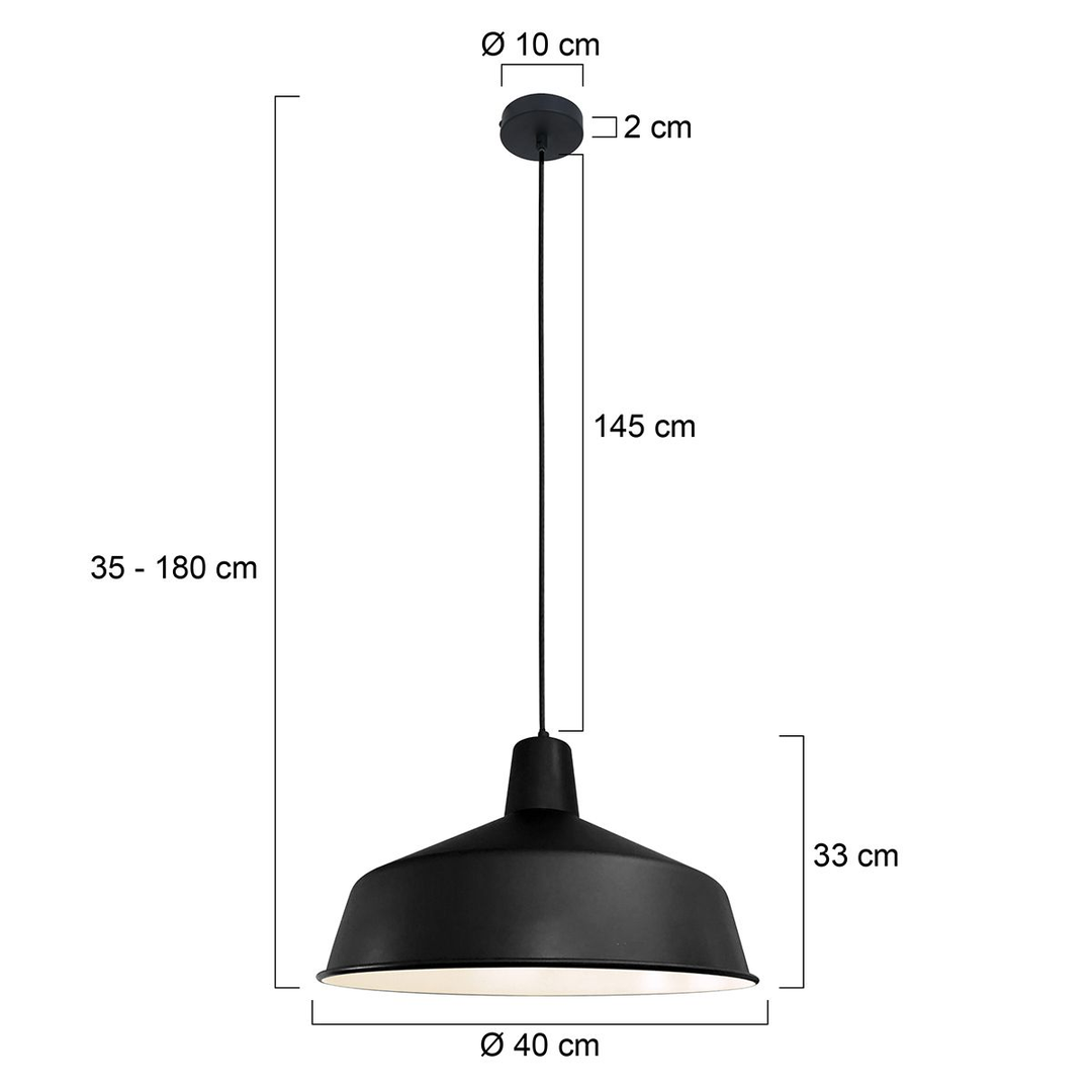 Steinhauer Blackmoon Hängelampe Hängeleuchte Lampe Leuchte Pendelleuchte Licht