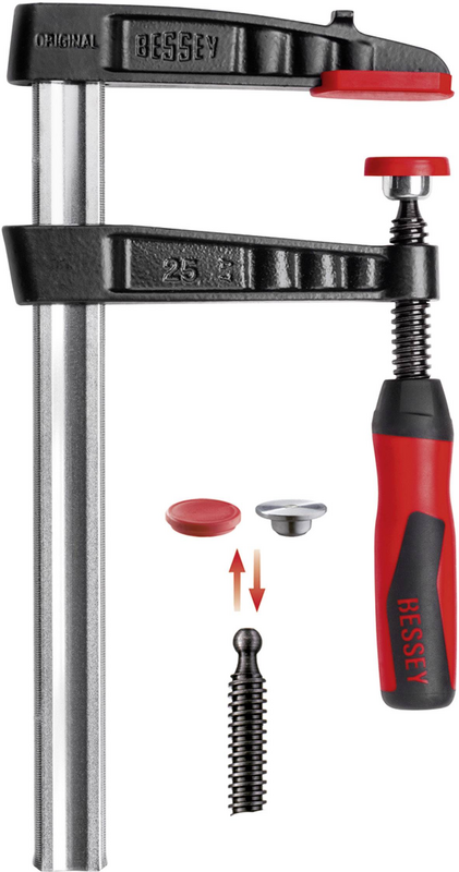 Bessey TG-2K 600/175 600 mm Temperguss-Schraubzwinge Hohlprofilschiene