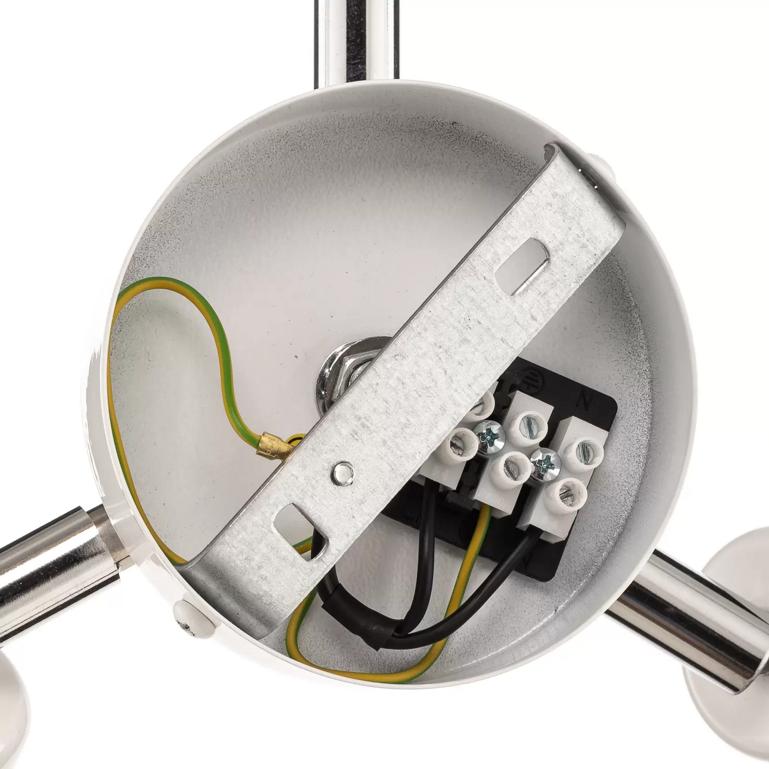 B-Ware Euluna Deckenlampe Pastell Trio Deko Deckenlampe E27 ø 60cm Senf Grau Hellg391
