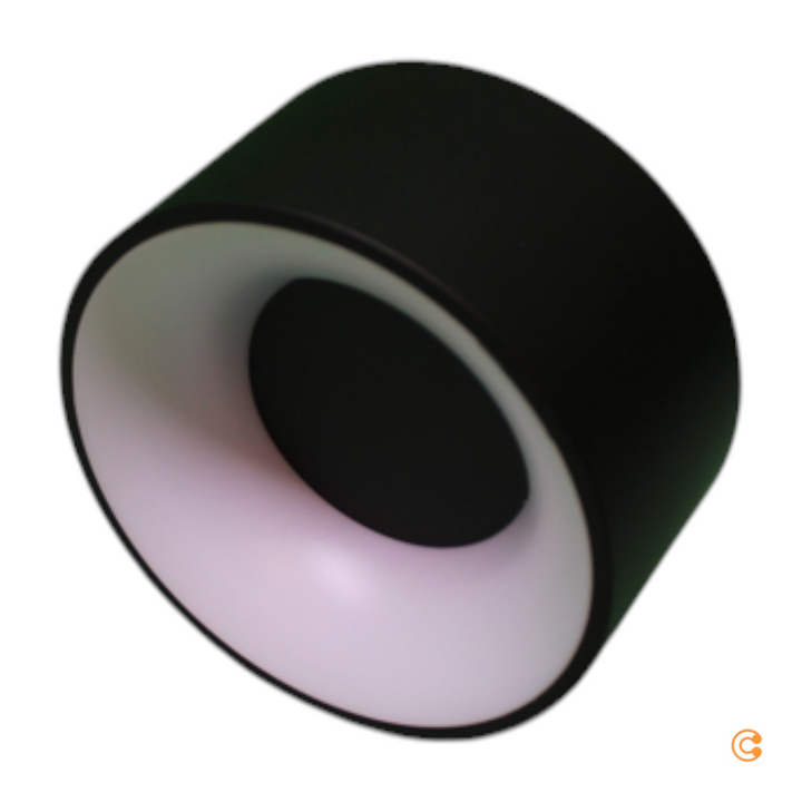 Led Leuchte Deckenlampe Tanika Schwarz ø16cm Deckenleuchte Dimmbar  B-Ware