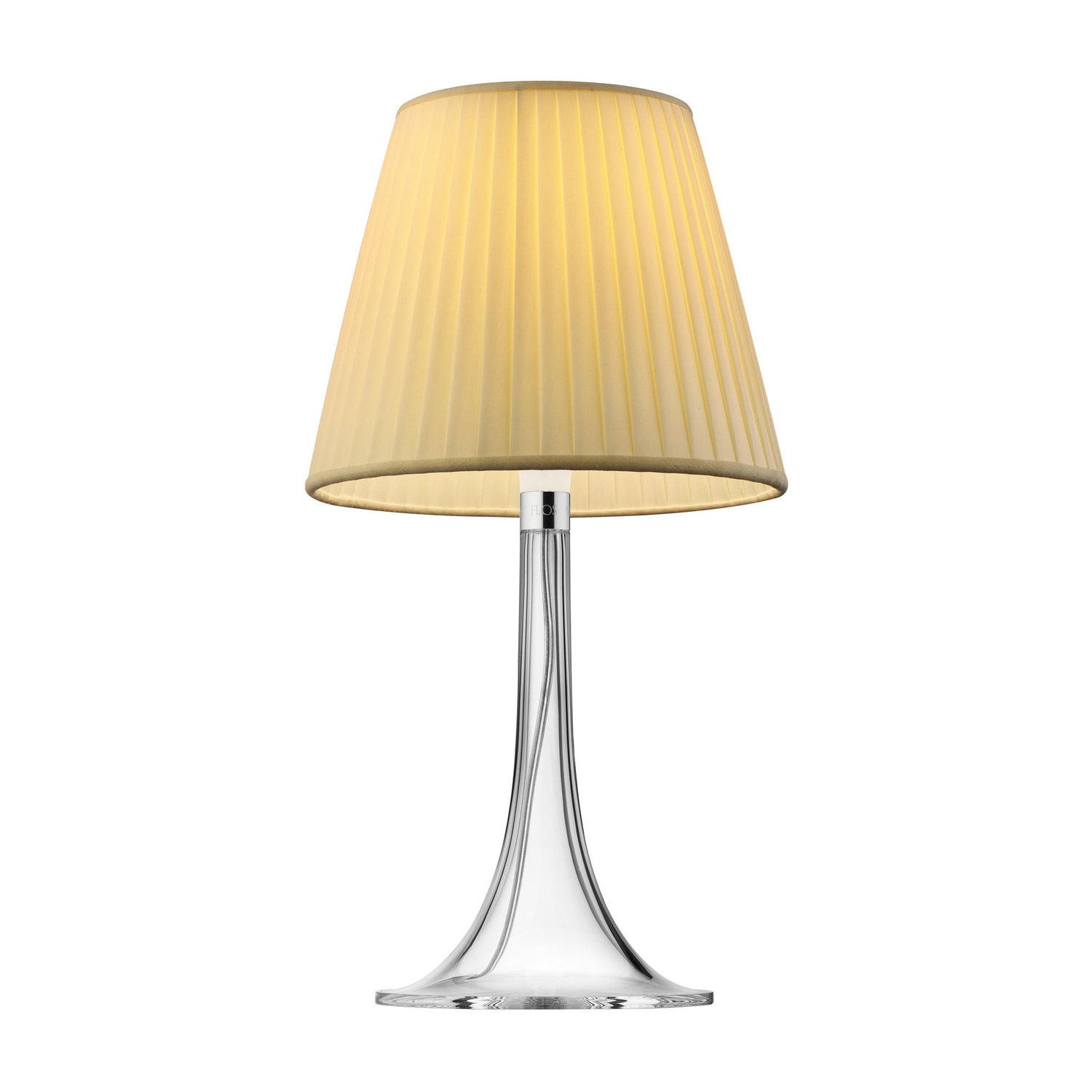 B-Ware Flos Miss K T Tischleuchte Lampe Stehlampe Transparent Natur Polykarbonat Plisse - 8059607021163