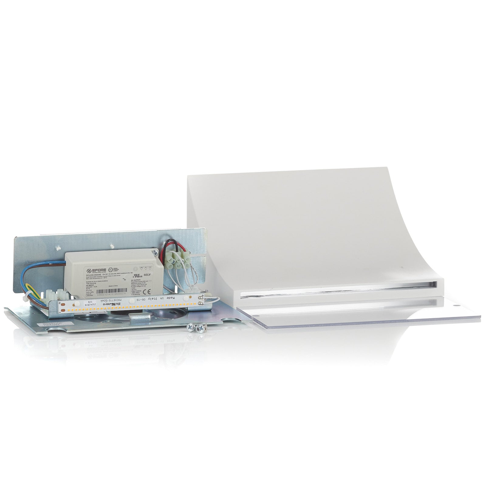 FLOS Pochette Wandleuchte Designer Philippe Starck LED Lampe Aluminium weiß - 8059607024249