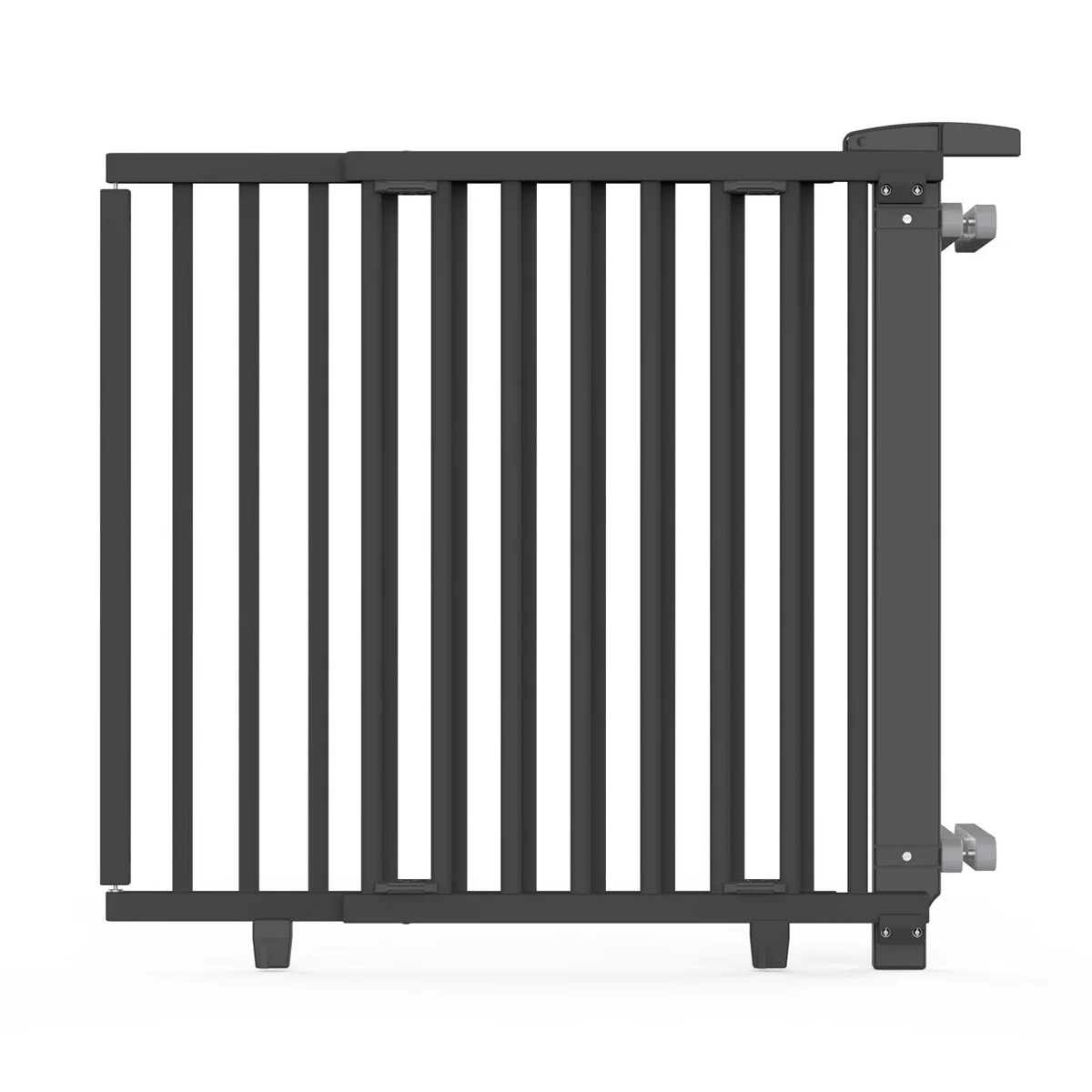 B-Ware Geuther By Reer Treppenschutzgitter Treppengeländer 93   135 Cm Holz Schwarz126