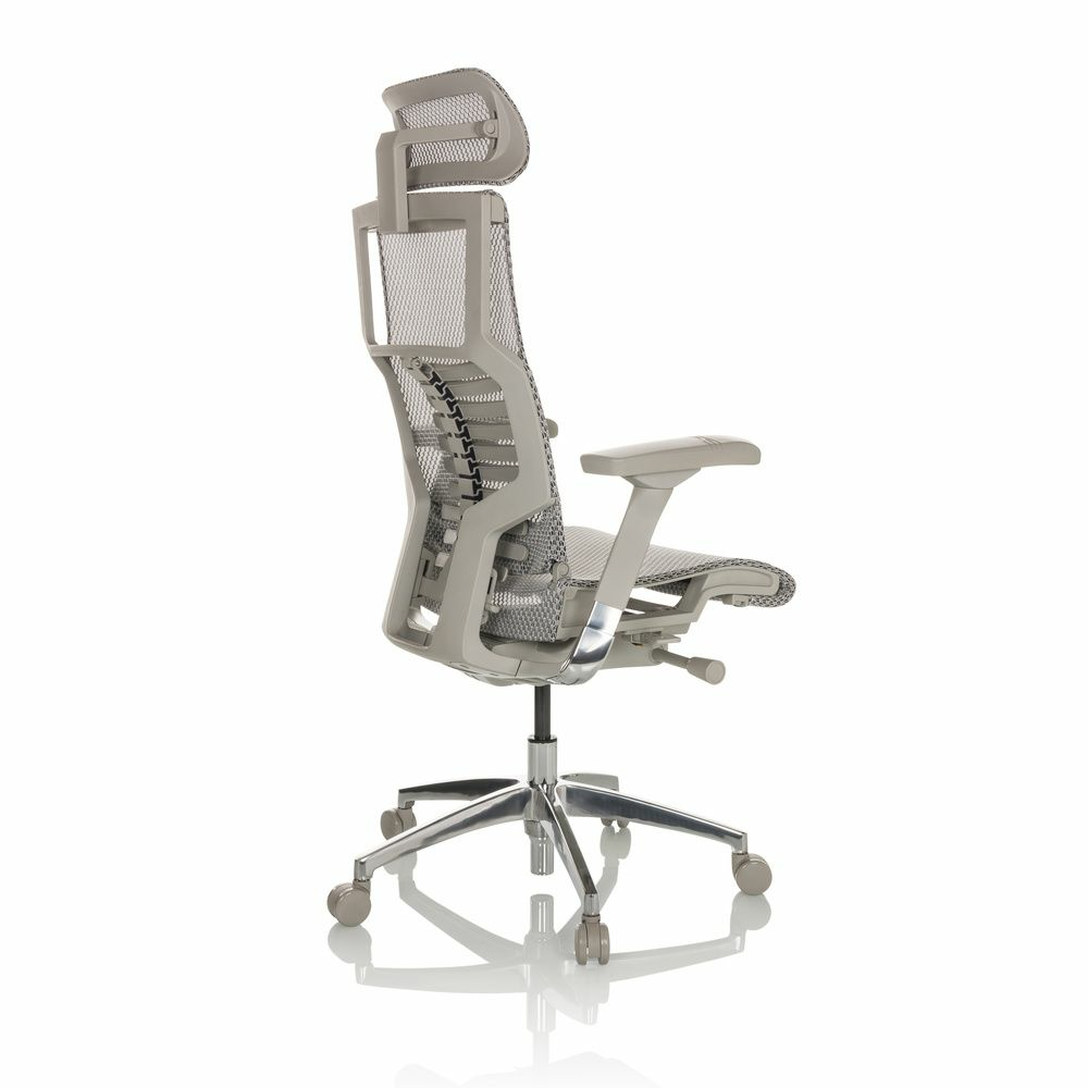 B-Ware Hjh Office Bürostuhl Chefsessel Dynafit Ii G Netzstoff Hellgrau Schreibtisch