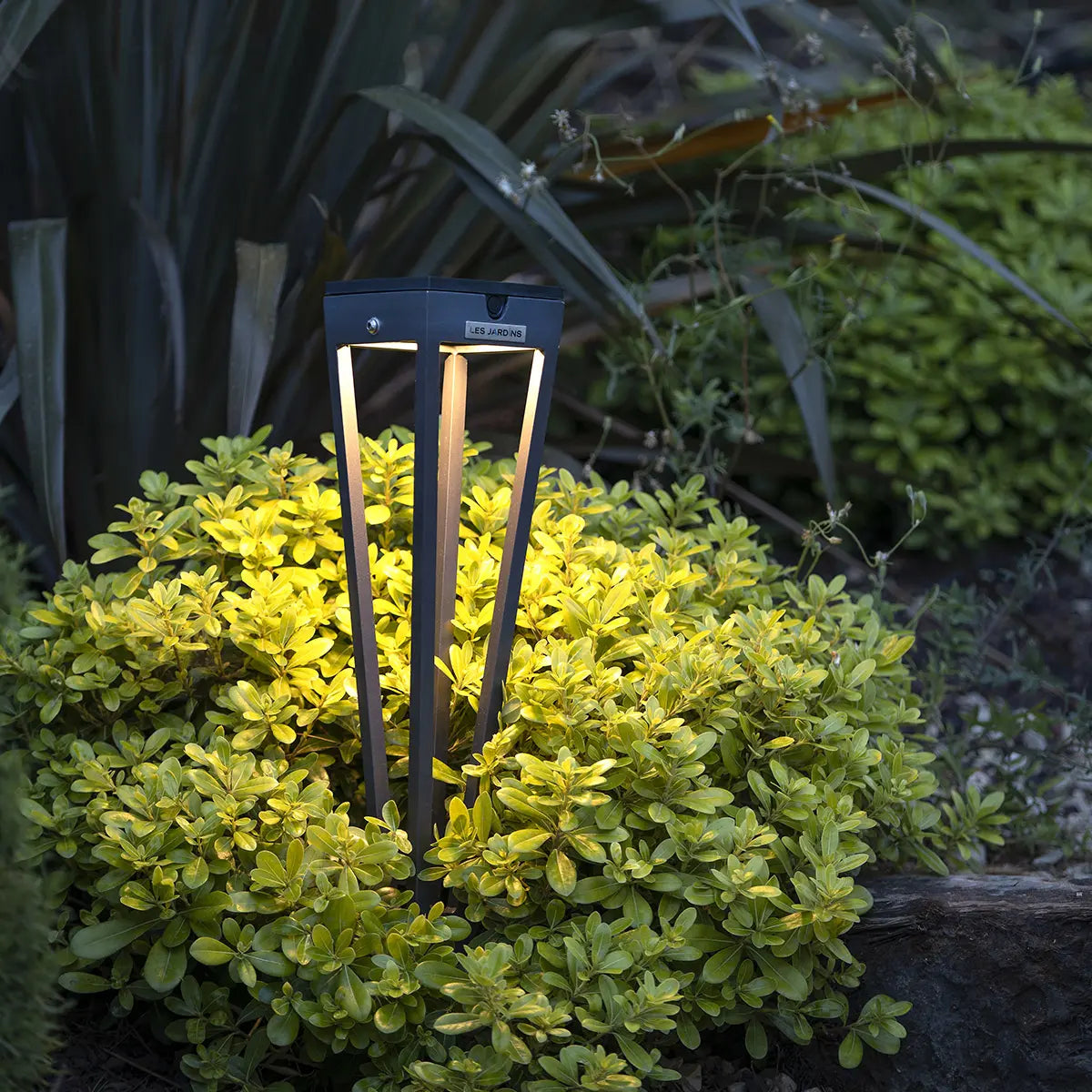 B-Ware Les Jardins Solarleuchte Gartenlampe Tinka Space Grey Aluminium Solarlicht 52 Cm - 3561619000579