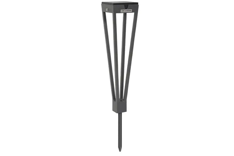 B-Ware Les Jardins Solarleuchte Gartenlampe Tinka Space Grey Aluminium Solarlicht 52 Cm - 3561619000579