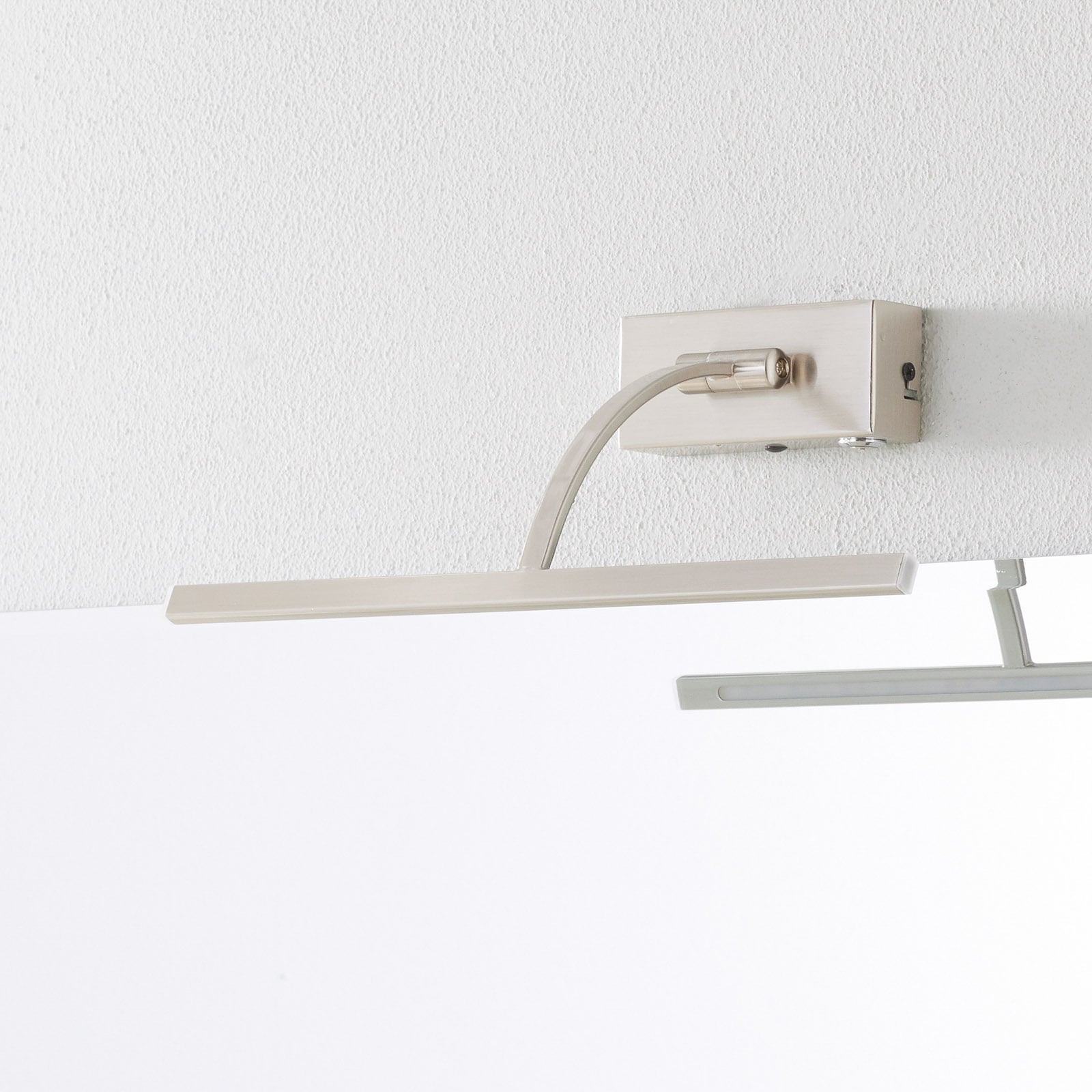 Freelight Wandleuchte Matisse LED dimmbar Wandlampe silber 34cm mit Schalter - 8718444958574