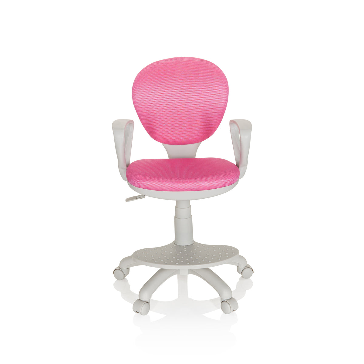 hjh OFFICE Kinderstuhl Kinderschreibtischstuhl KID COLOUR G1 Stoff pink Stuhl - 4064323000044