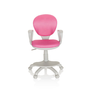 B-Ware hjh OFFICE Kinderstuhl Kinderschreibtischstuhl KID COLOUR G1 Stoff pink Stuhl
