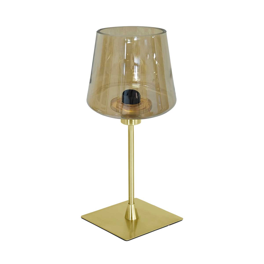 Tischleuchte ANCILLA in Messing dimmbar Lampe Licht Leselampe Leuchte Tischlampe