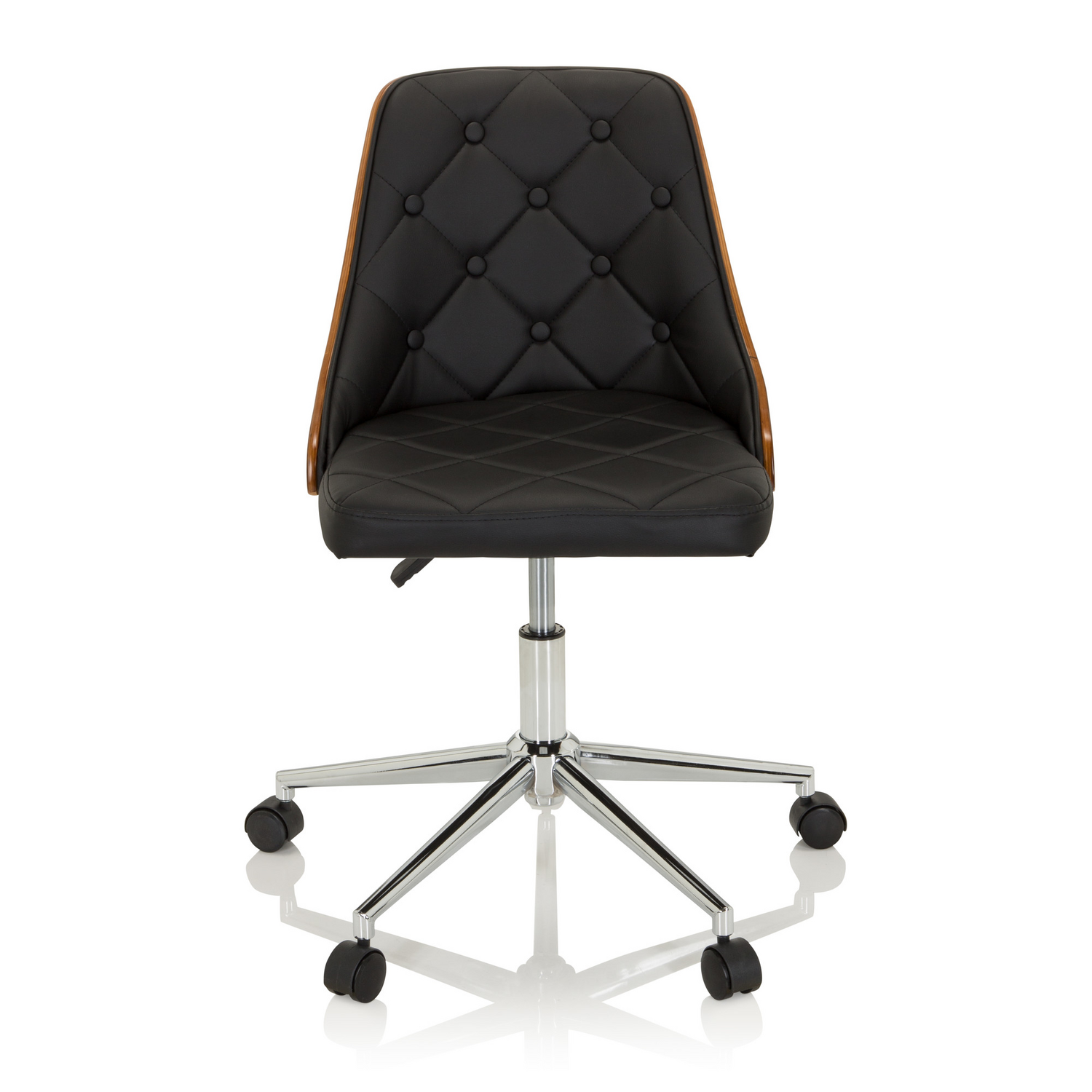 Hjh Office Bürostuhl Chefsessel Cenca Kunstleder Schwarz Stuhl Büromöbel Möbel B-Ware - 4064323017103