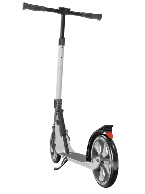 B-Ware Hudora 205 Advanced Black White Scooter Kickroller Kinder Roller City Roller64
