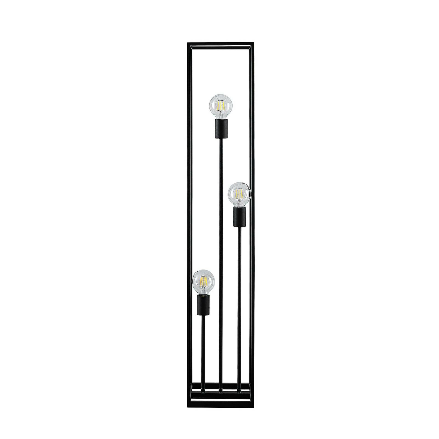 Lindby Krisha Stehlampe Stehleuchte Standlampe Leuchte Schwarz Stahl 3 Flam901 B-Ware