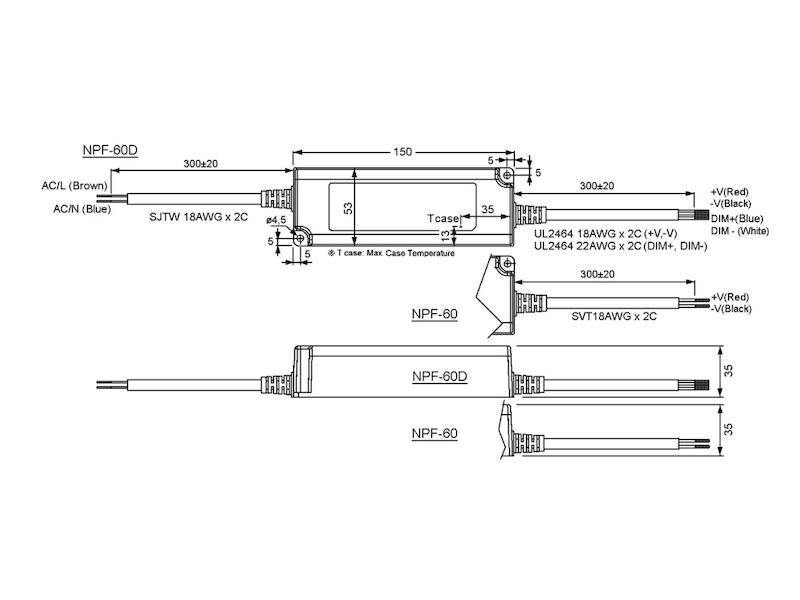 Mean Well Schaltnetzteil Npf 60 D Geschlossen Für Led/Beleuchtungsanwendungen B-Ware - 4021087025683