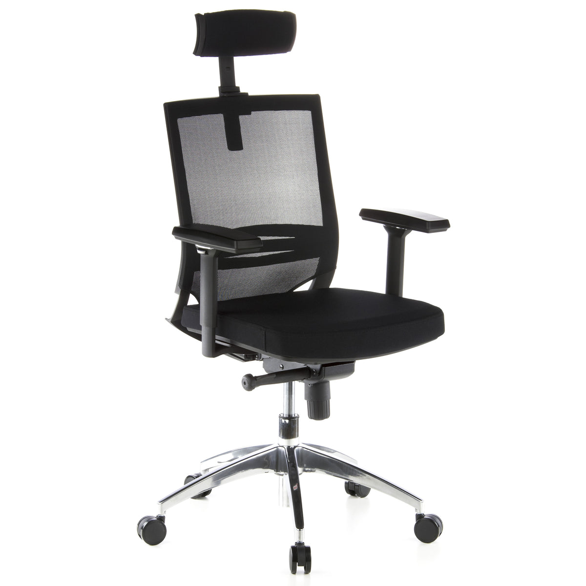 hjh OFFICE Bürostuhl Chefsessel Stuhl Drehstuhl schwarz höhenverstellbar584 - 4260182536285
