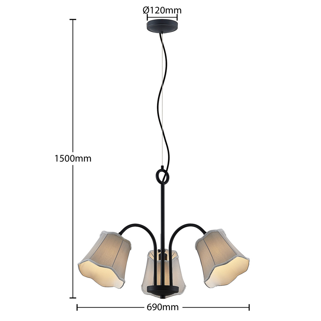 Lucande Binta Hängelampe Hängeleuchte Lampe Leuchte Pendellampe Pendelleuchte