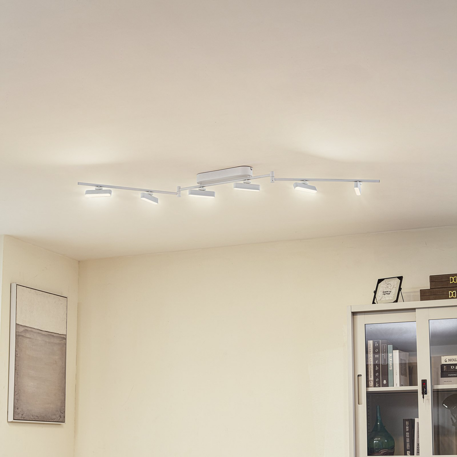 B-Ware Lindby Led Strahler Spot Lichtleiste Eldrin Weiß Beleuchtung Leuchte Lampe
