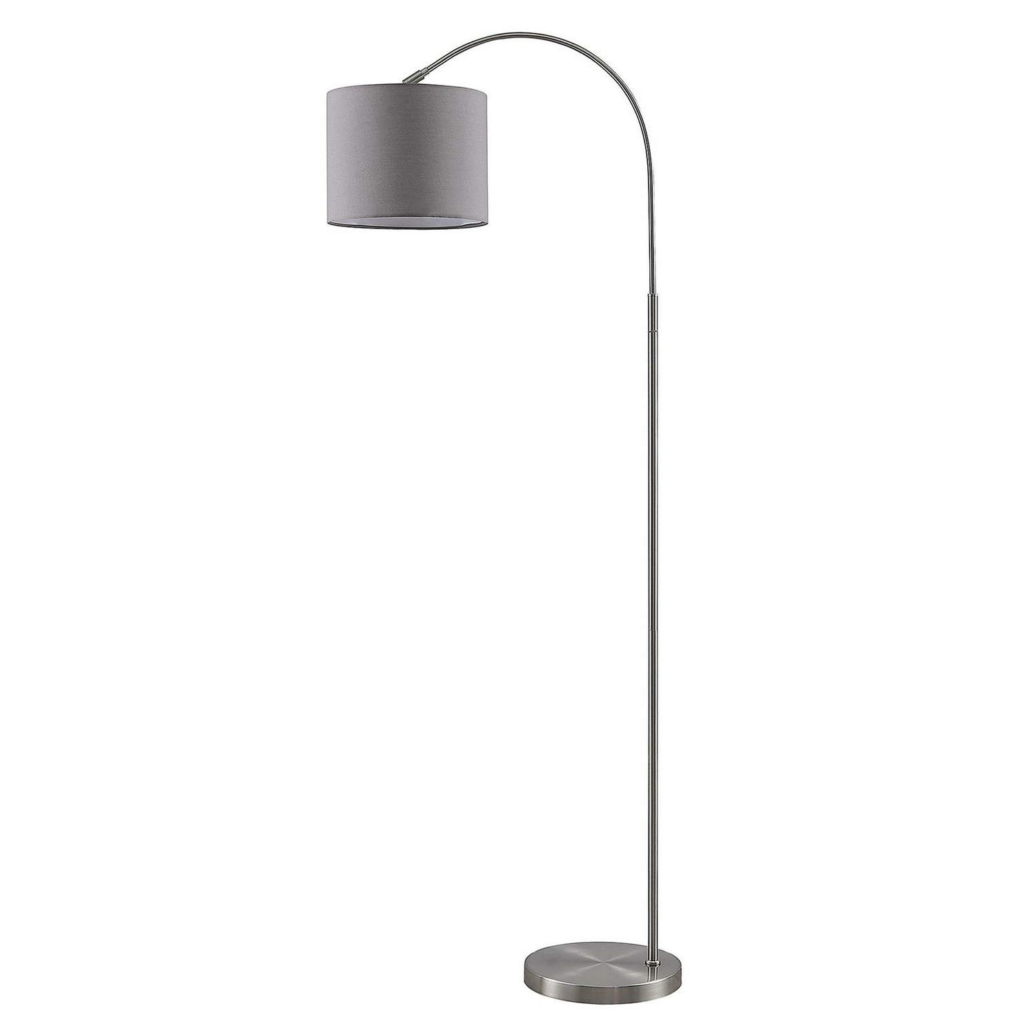 B-Ware Lindby Keriba Stehleuchte Stehlampe Wohnzimmerlampe Lampe E27 60 W Nickel Ta127
