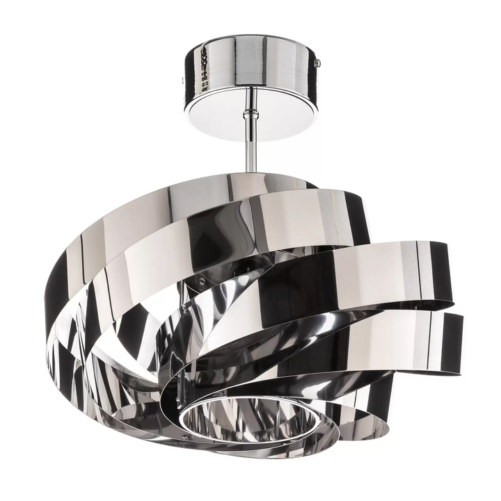 Euluna Deckenleuchte Vento Deckenlampe Deckenlicht Lampe Chromium Nickel ø 40 Cm B-Ware