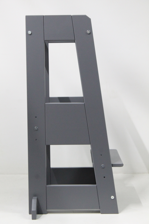 Ti Ssi Lernturm Felix Kindermöbel Spielturm Kinderturm Holzturm Kinder Buche Grau B-Ware
