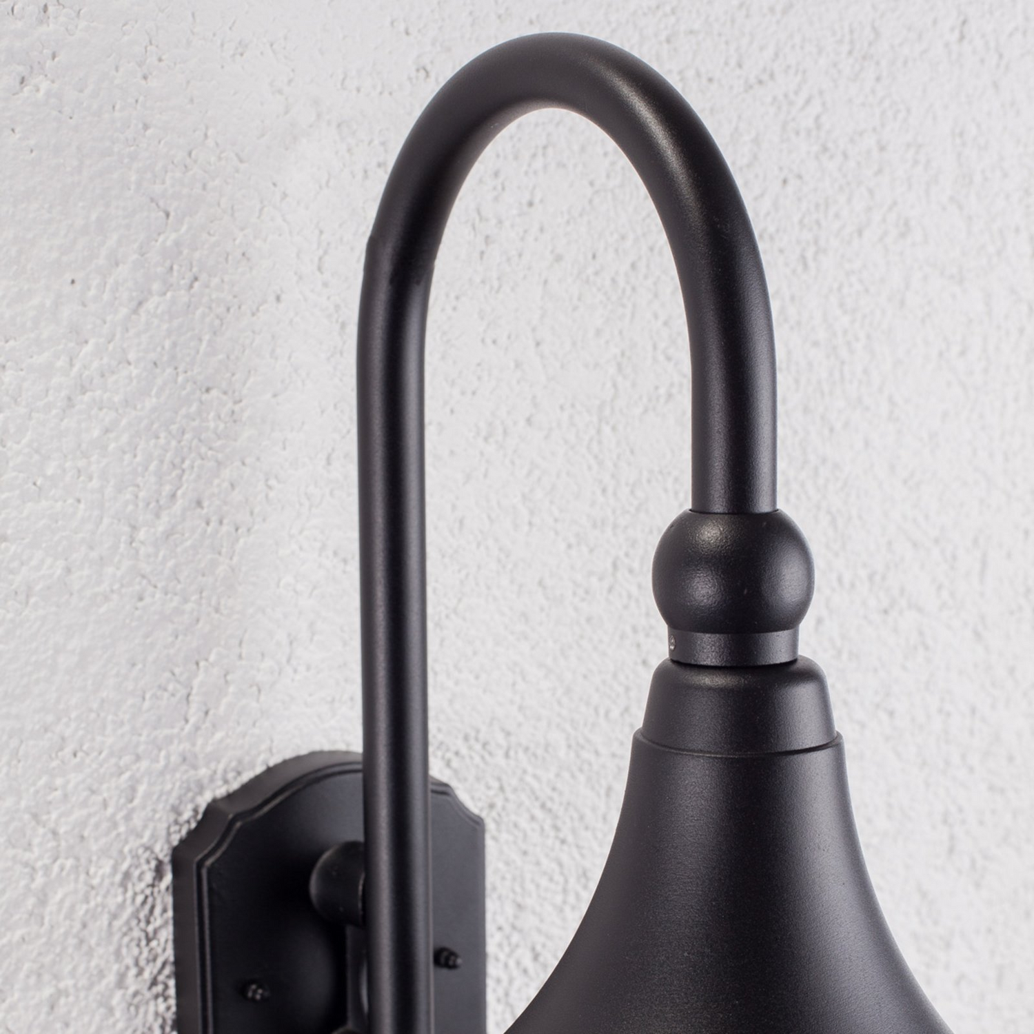 B-Ware Lindby Außenwandleuchte Daphne Wandleuchte Lampe Leuchte Bewegungssensor Schw296