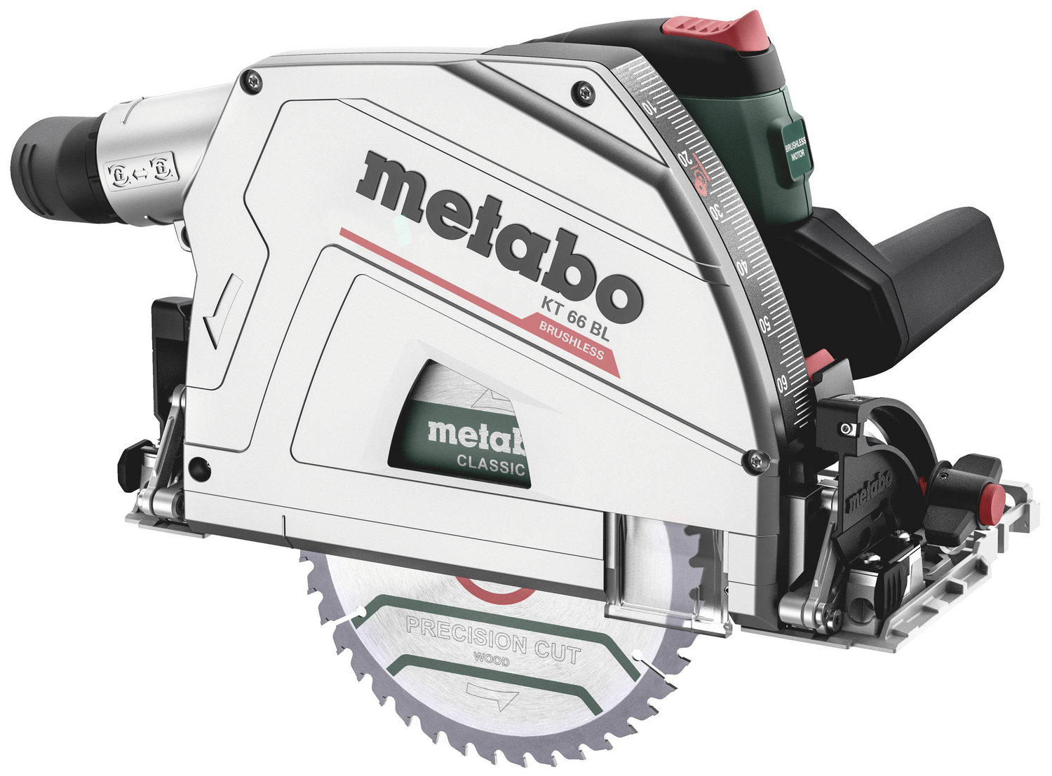 Scie circulaire portative Metabo KT 66 BL, profondeur de coupe 66 mm, coffret inclus, 1200 W, produit de seconde main