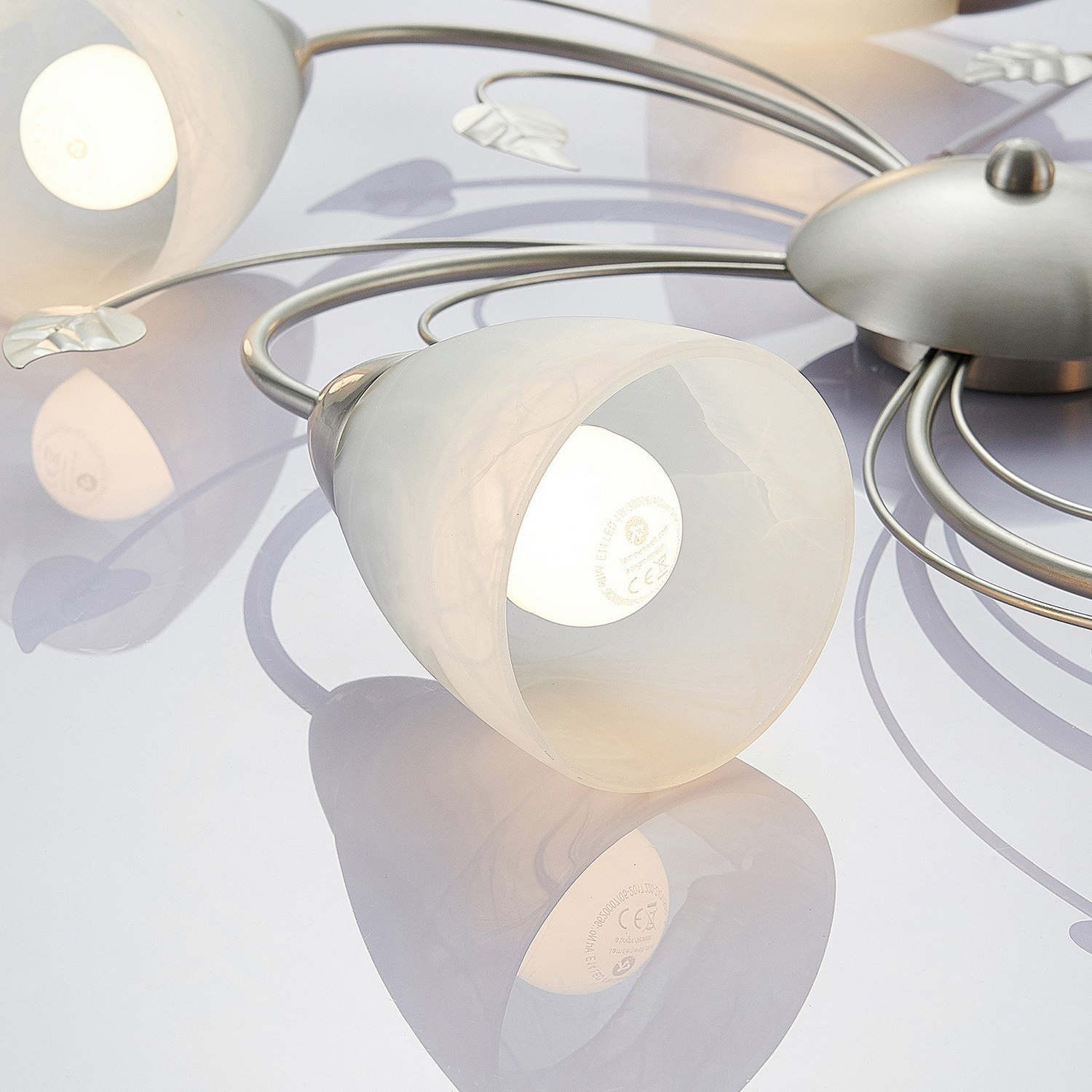 Suspension Lindby Yannie, luminaire, lampe suspendue, LED E14