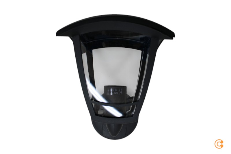 Paulmann Classic curved Sensor-Außenwandleuchte Outdoor-Lampe Wandlampe schwarz