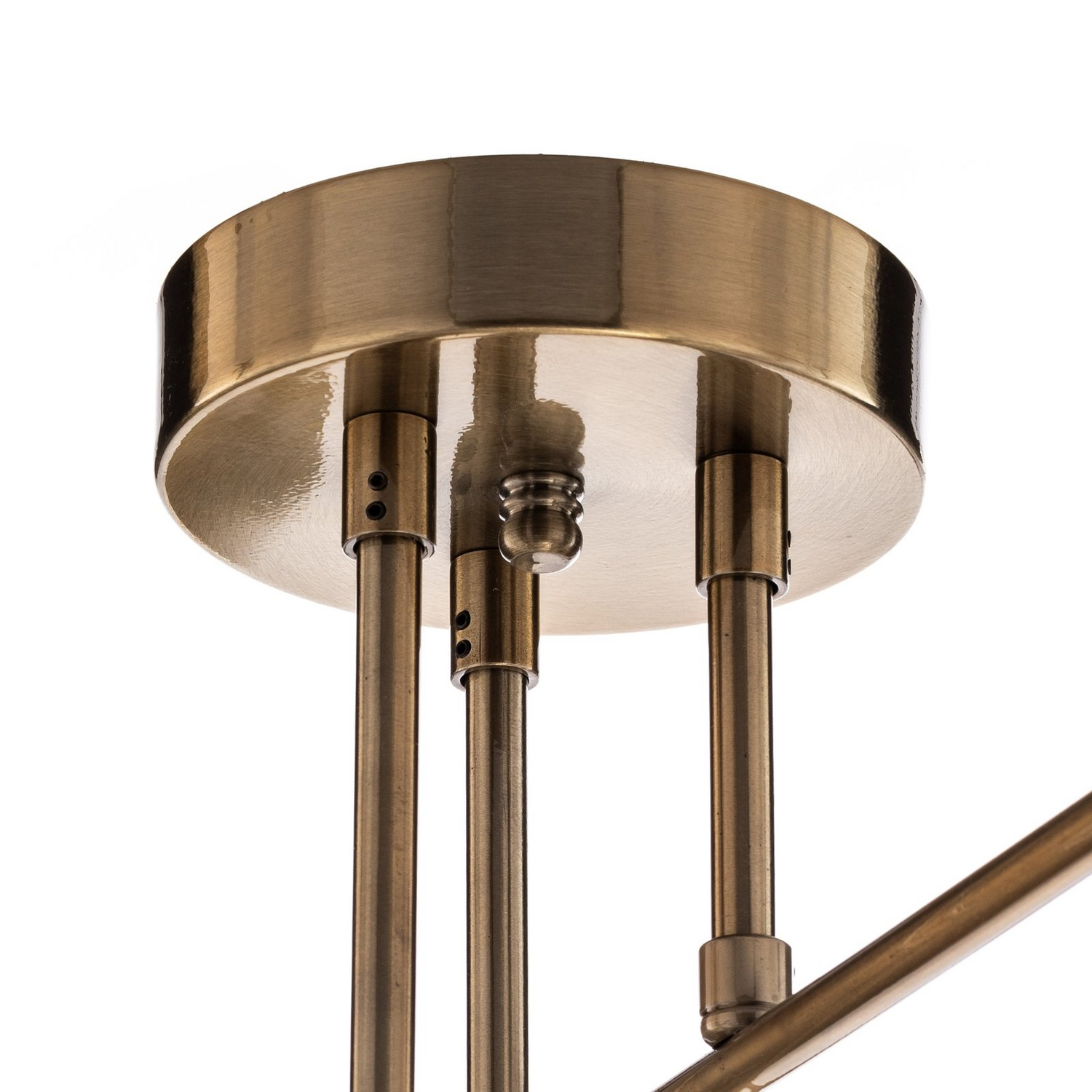 Deckenleuchte Flower 176, 6 Flammig Gold Antik Deckenlampe Lampe Leuchte Spot B-Ware - 8682870015555