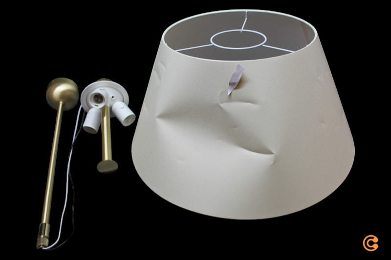 Hufnagel Hängeleuchte Royce Deckenlampe Pendelleuchte E27 creme SIEHE TEXT/FOTO