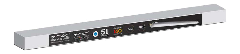 V Tac Led Feuchtraumleuchte Lichtleiste Led 24 W 3840lm 6500 K 1200mm Eek C Spot B-Ware - 3800157686372