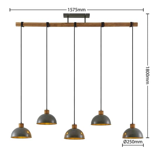 Lindby Durbis Pendelleuchte Pendelampe Lampe Leuchte Hängeleuchte LED-Lampe E27