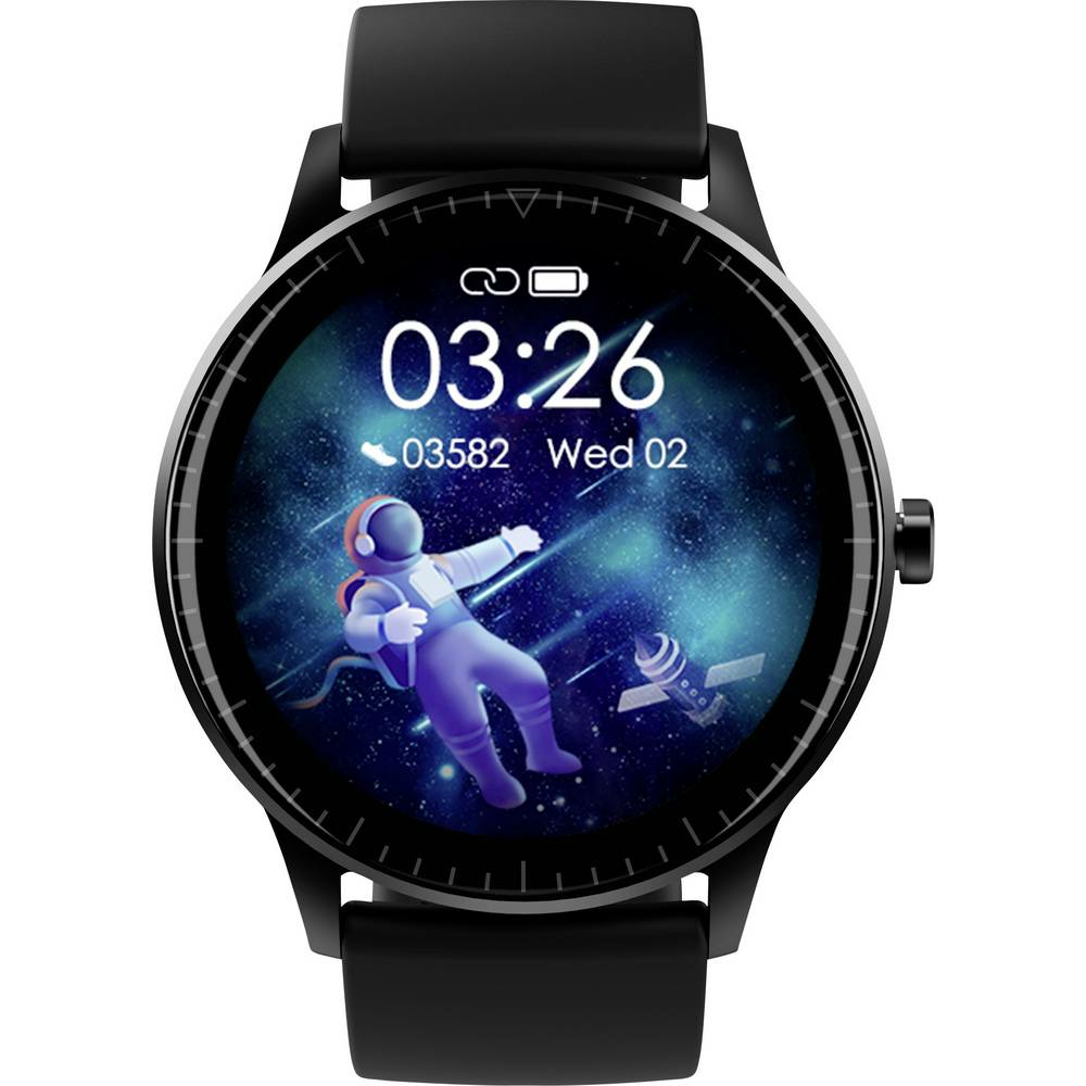 Montre connectée Denver SW-173 : analyse des phases du sommeil et consommation de calories (noire)