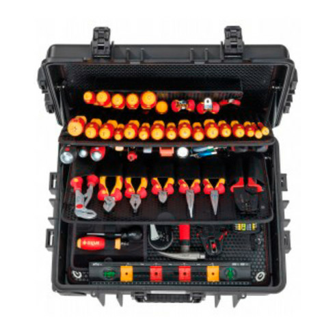 B-Ware Wiha Competence Xxl Ii 42069 Elektriker Werkzeugkoffer Bestückt 115 Teilig