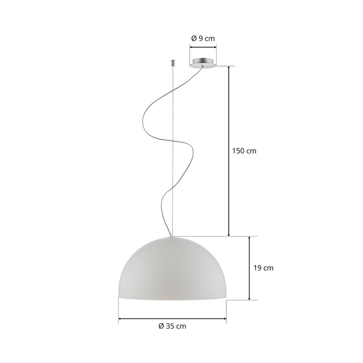 Casablanca Bowl - Hängeleuchte 1-flammig E27 35 cm Deckenlampe Lampe Leuchte