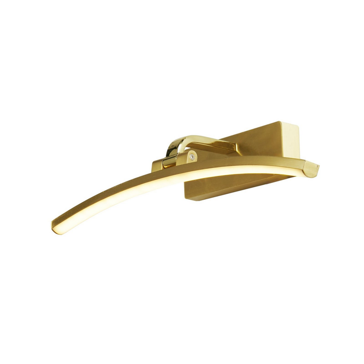 Searchlight Led Wandleuchte Santorini Breite 40 Cm Messing Neigbar Wandlampe B-Ware - 5053423255026