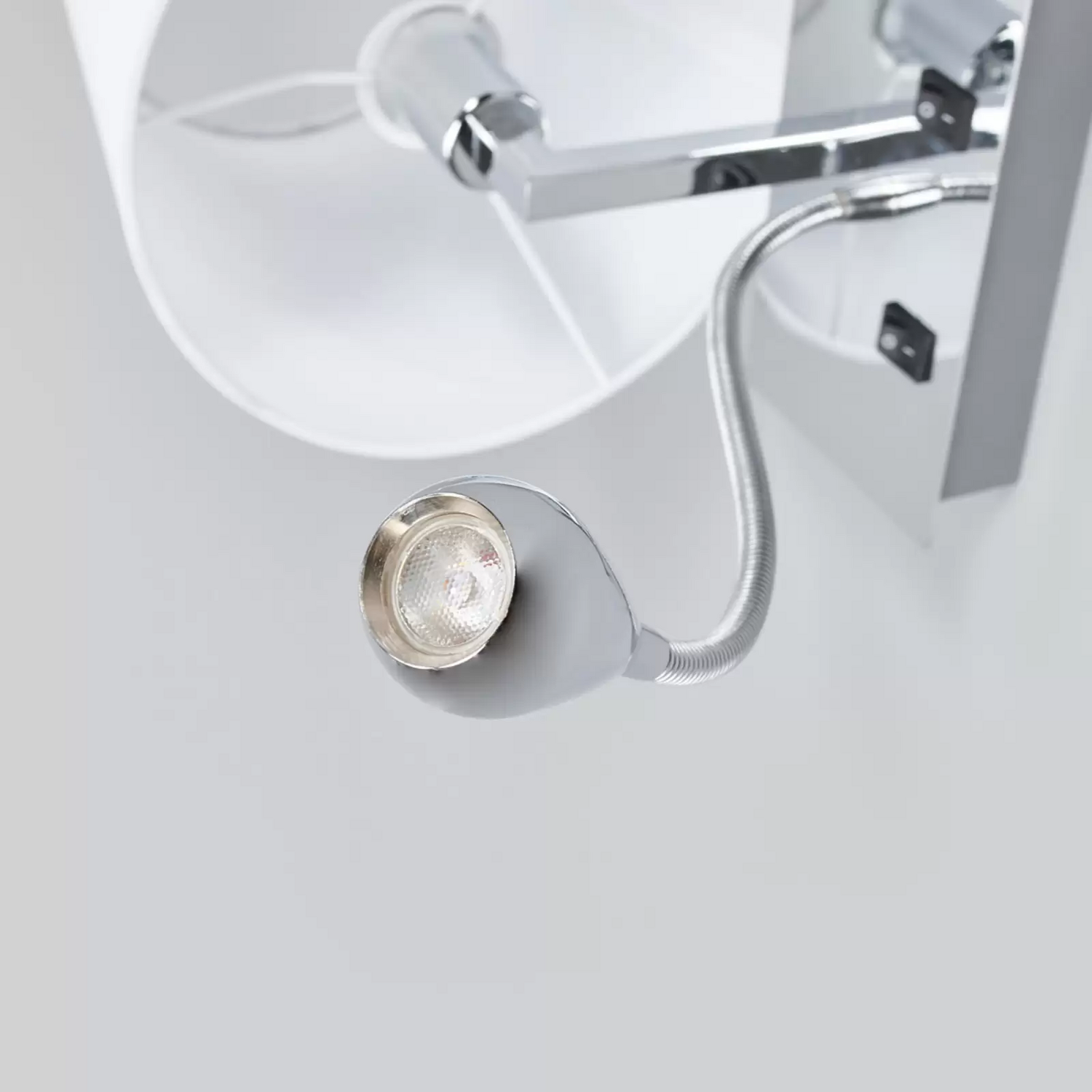 Lindby Stoffwandleuchte Leonella Led Leselampe Wandleuchte Wandlampe Lampe Led B-Ware - 4251096544473