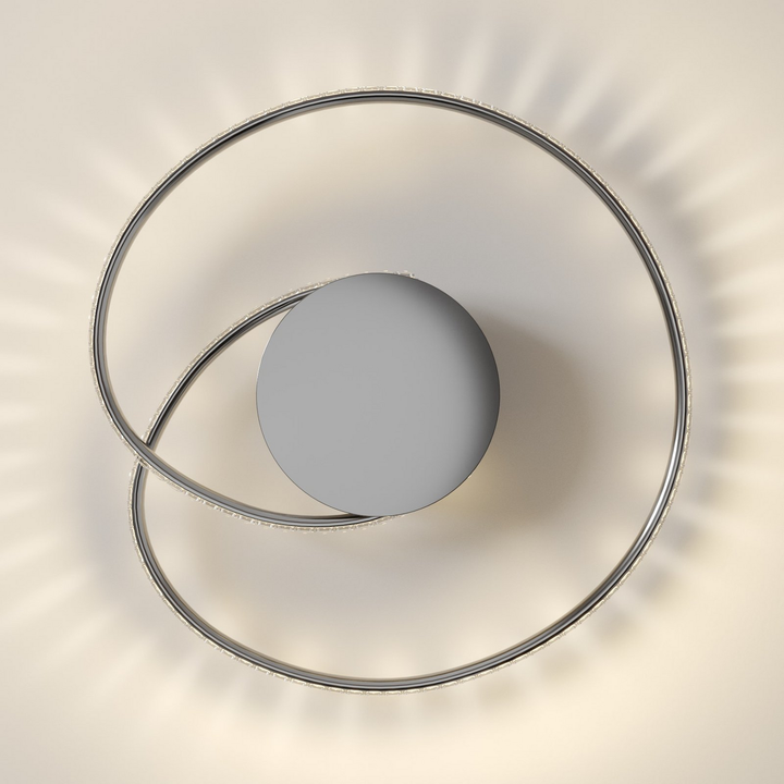 Lindby Joline LED-Deckenlampe Deckenleuchte Leuchte Lampe Licht Kristall 45 cm