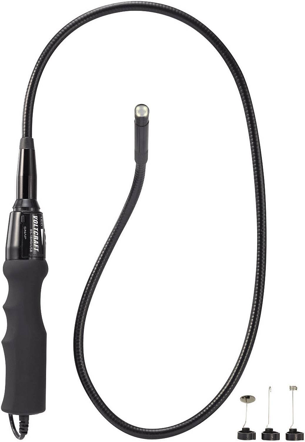 B-Ware Voltcraft Bs 18 Hd/Usb Usb Endoskop Sonden ø: 8 Mm Sonden Länge: 88 Cm