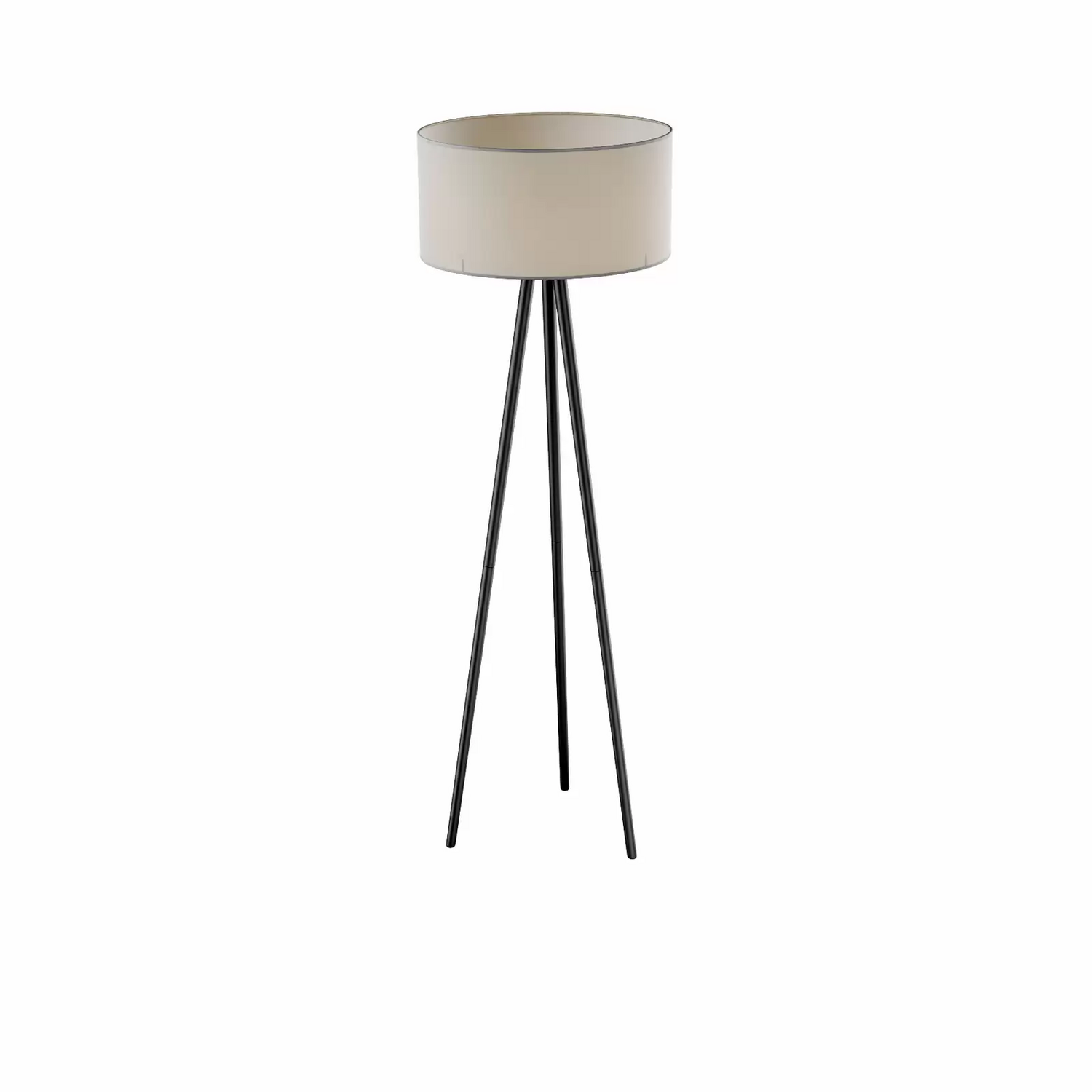Euluna Stehleuchte Stehlampe Lampe Leuchte Indoor Mabia Dreibein Grau/Schwarz B-Ware - 5907642763926