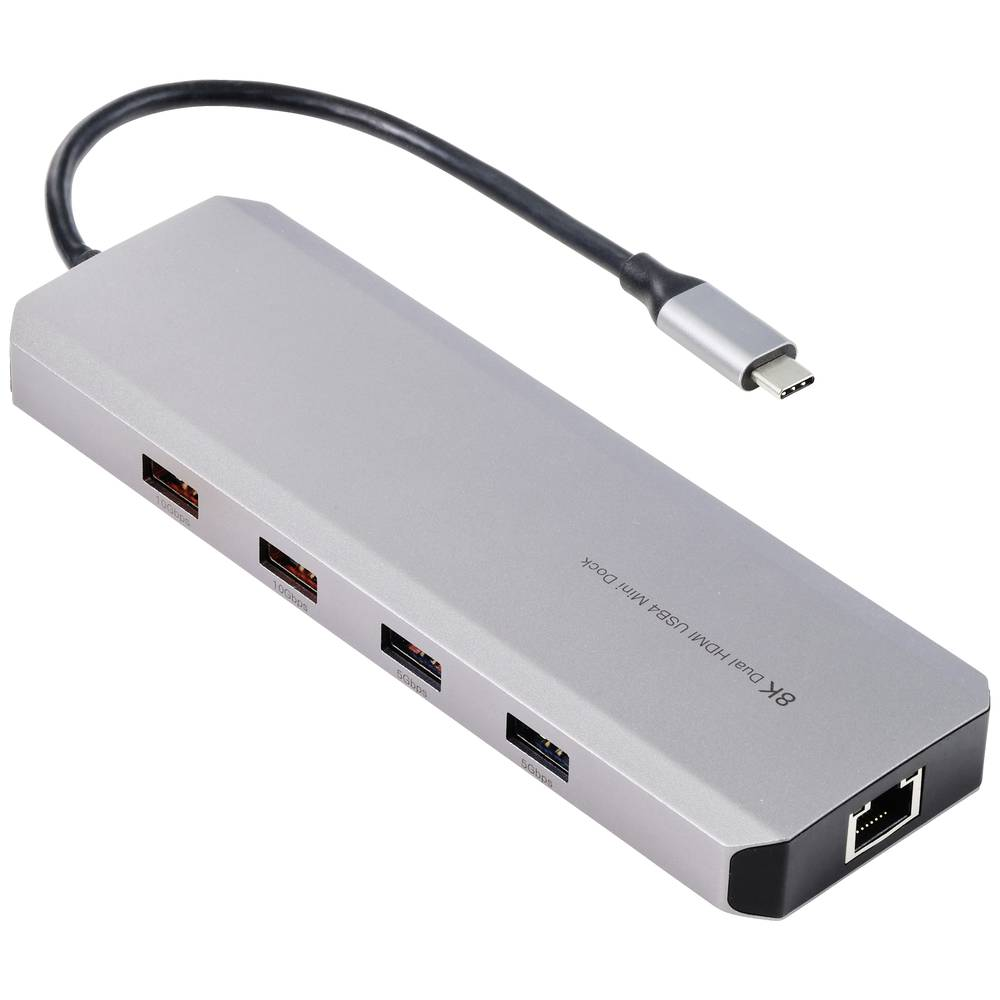 Wavlink Usb4 8 K Notebook Dockingstation Wl Uhp4403 Adapteranschluss Adapter B-Ware