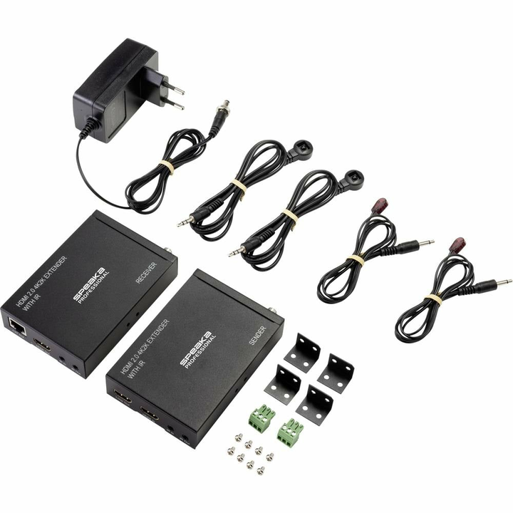 SpeaKa Professional SP-HDE-300 HDMI 50M Extender Verlängerung Verlängerungskabel