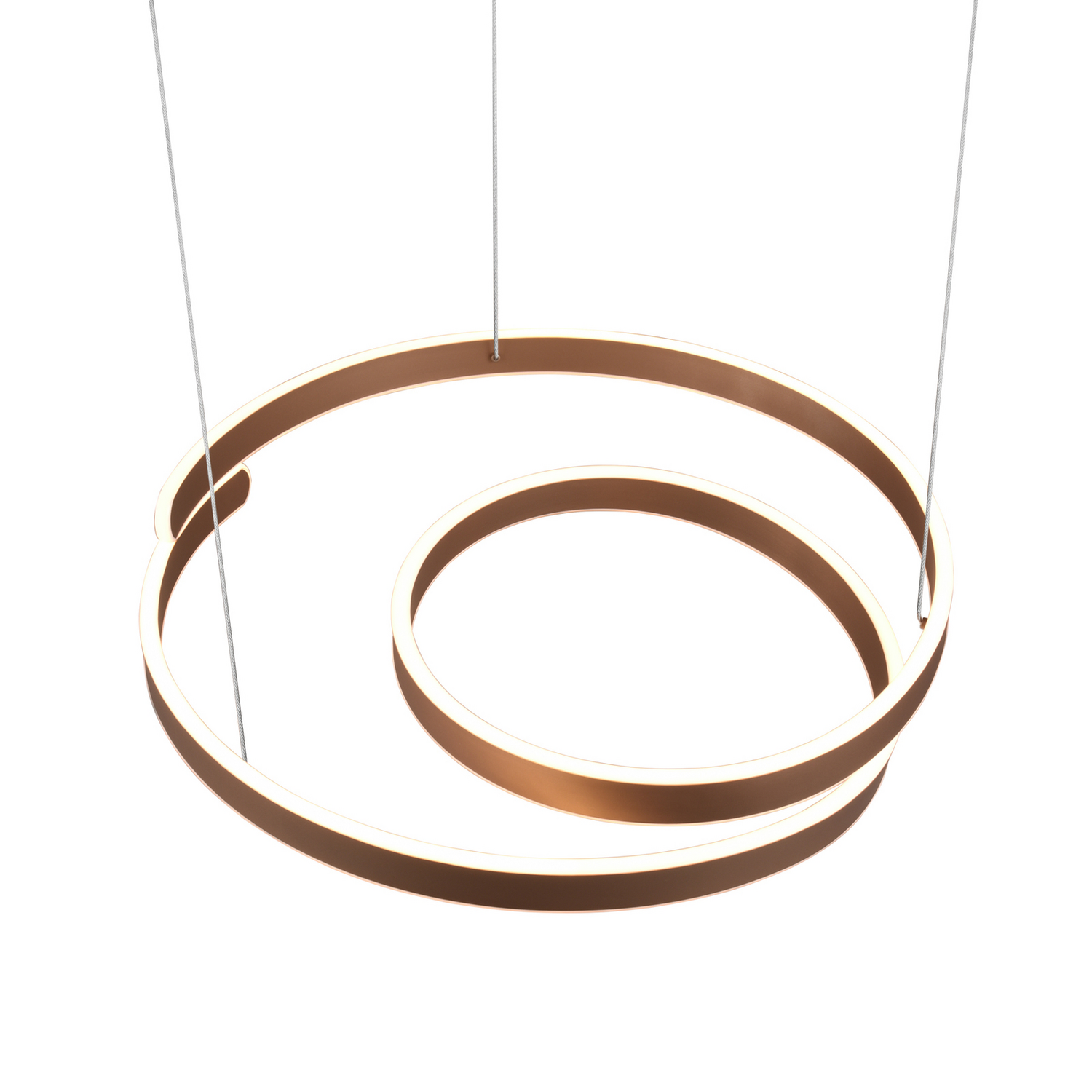 Trio Lighting LED-Hängeleuchte Marnie switch-dim kaffee Hängelampe SIEHE TEXT