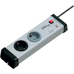 B-Ware Ehmann 0222x00022301 Steckdosenleiste Mit Schalter 2fach Grau Schutzkontakt 1 St.