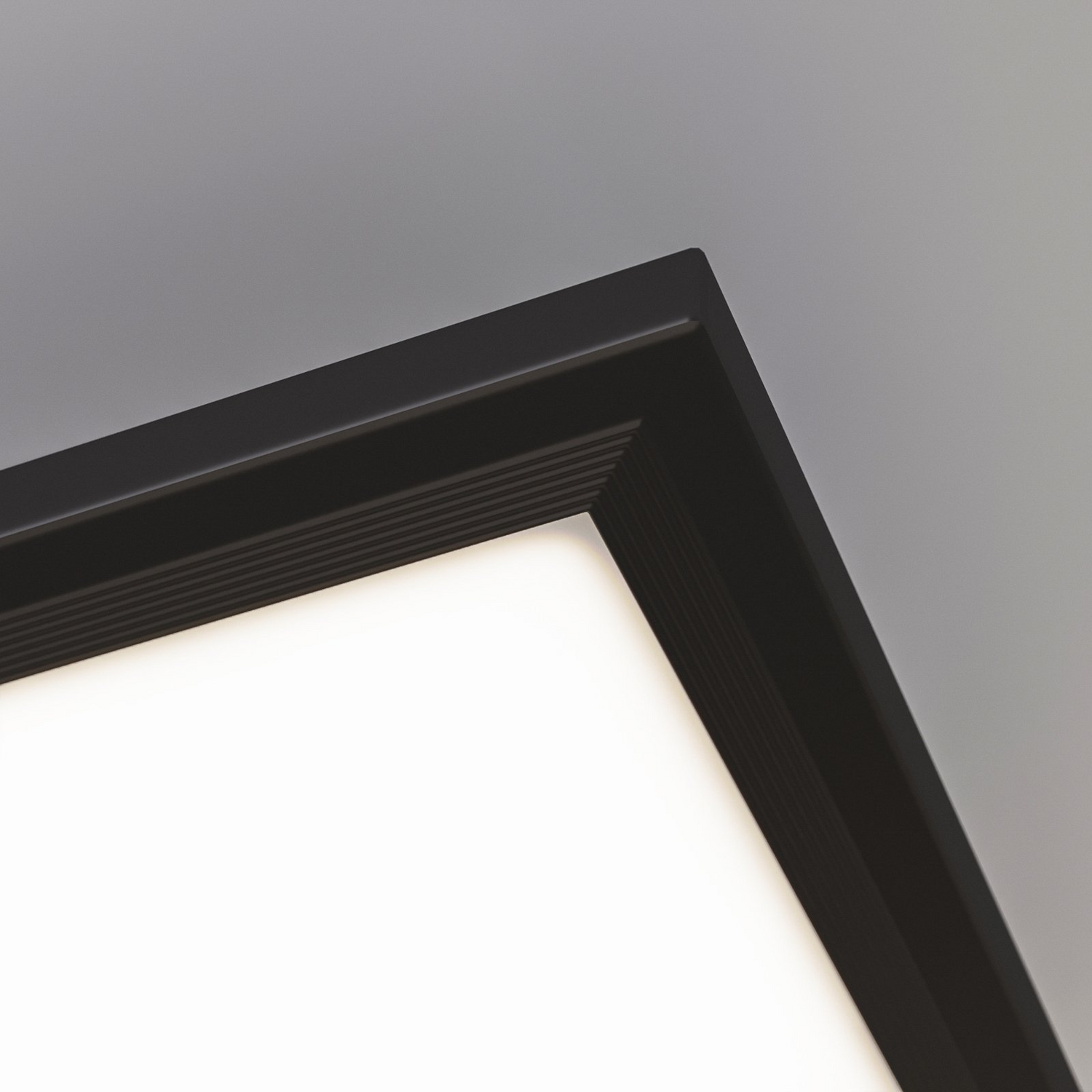 B-Ware Briloner Led Panel Leuchte Piatto Cct Fernbedienung Schwarz